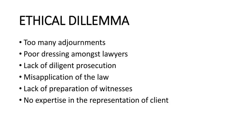 ethical dillemma ethical dillemma