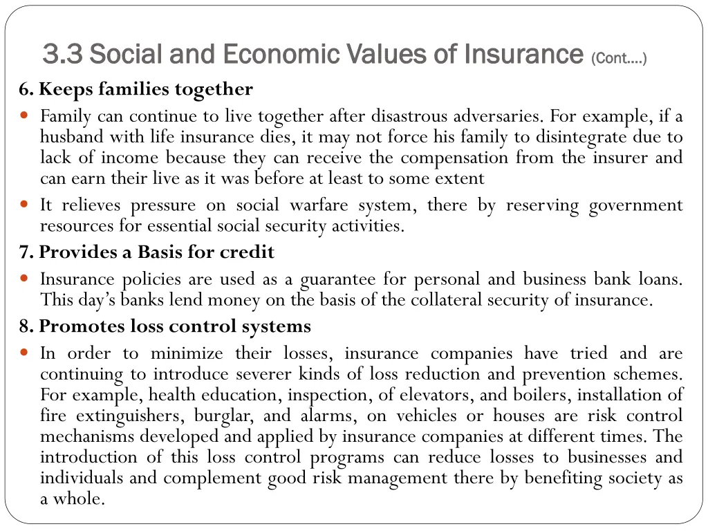 3 3 social and economic values of insurance 3