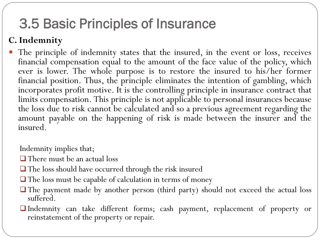 3 5 basic principles of insurance 3 5 basic 2