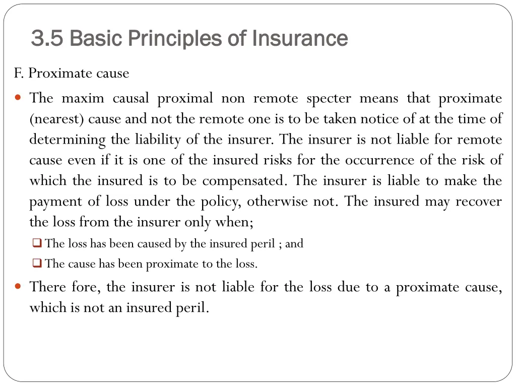 3 5 basic principles of insurance 3 5 basic 5