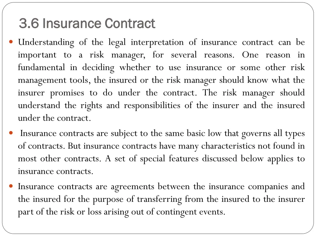 3 6 insurance contract 3 6 insurance contract