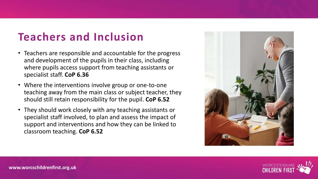 teachers and inclusion