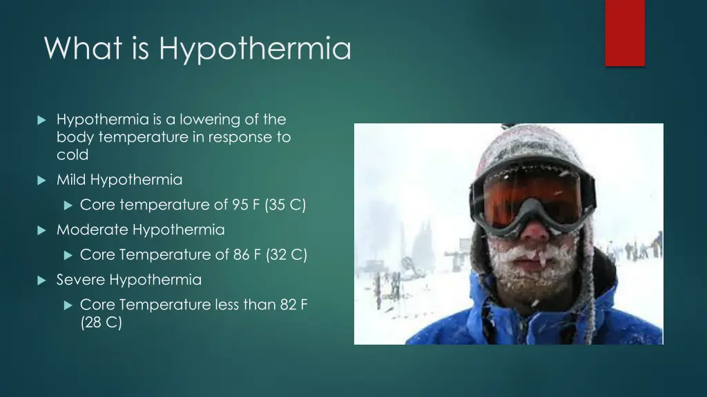 what is hypothermia