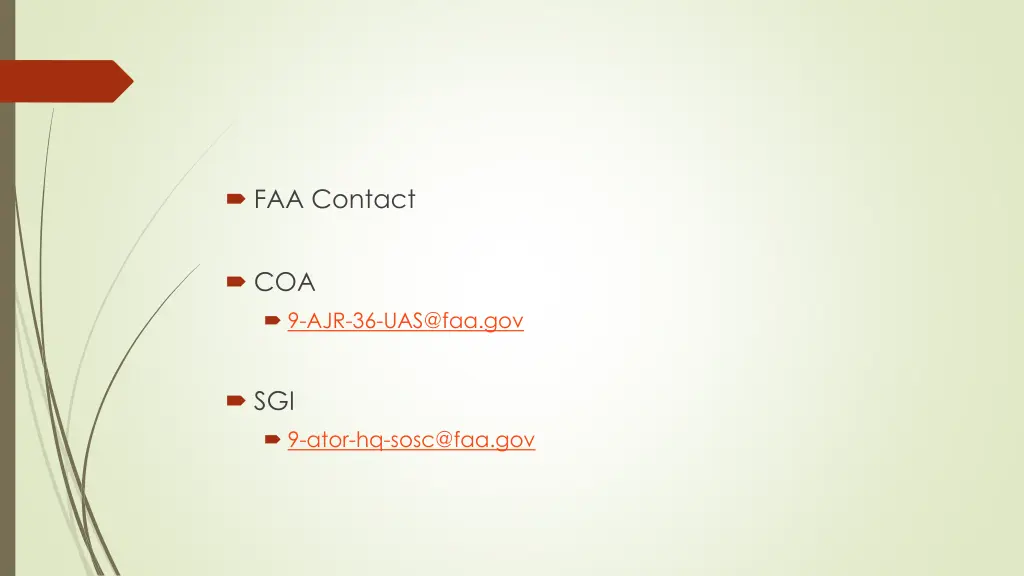 faa contact