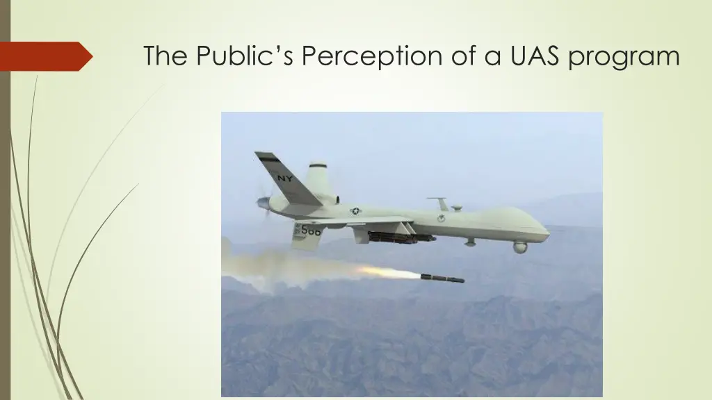 the public s perception of a uas program