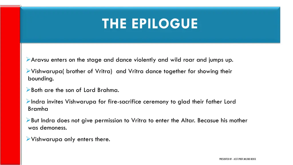 the epilogue 1