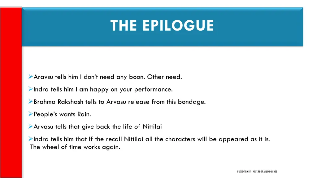 the epilogue 6