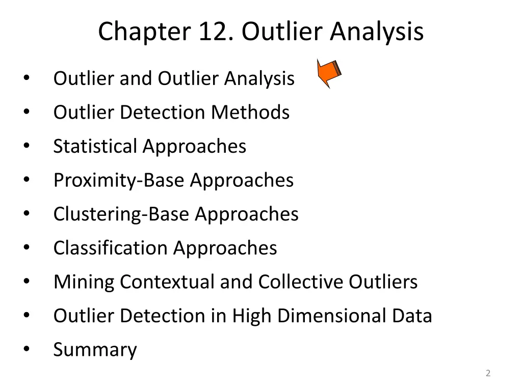 chapter 12 outlier analysis