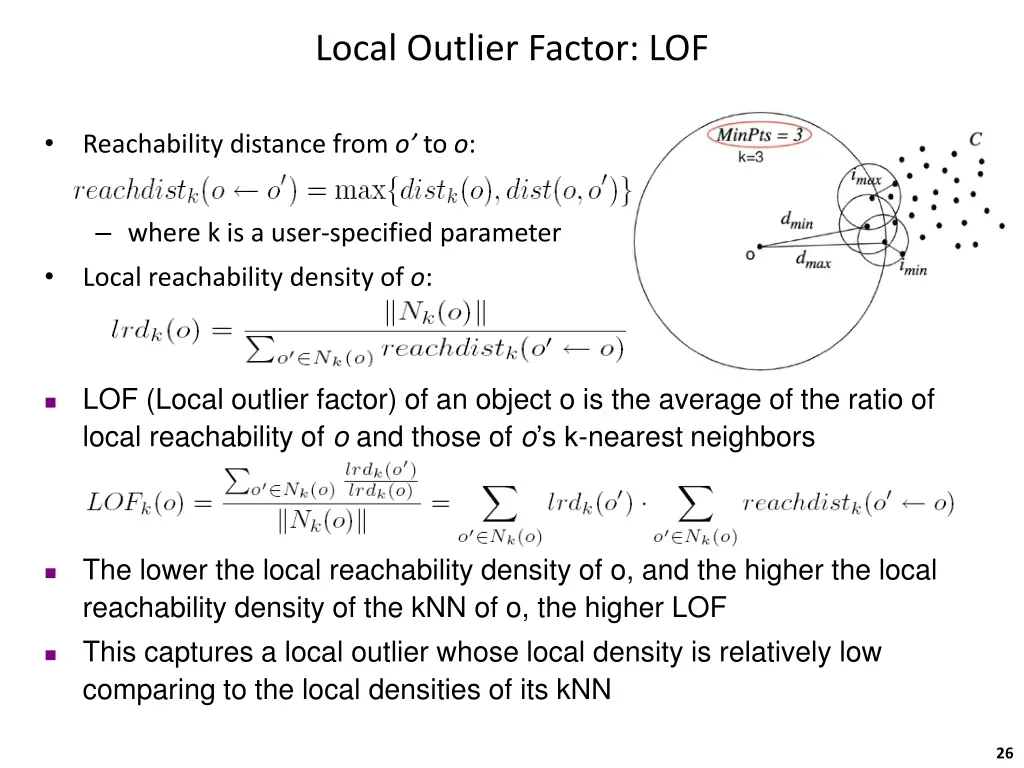 local outlier factor lof