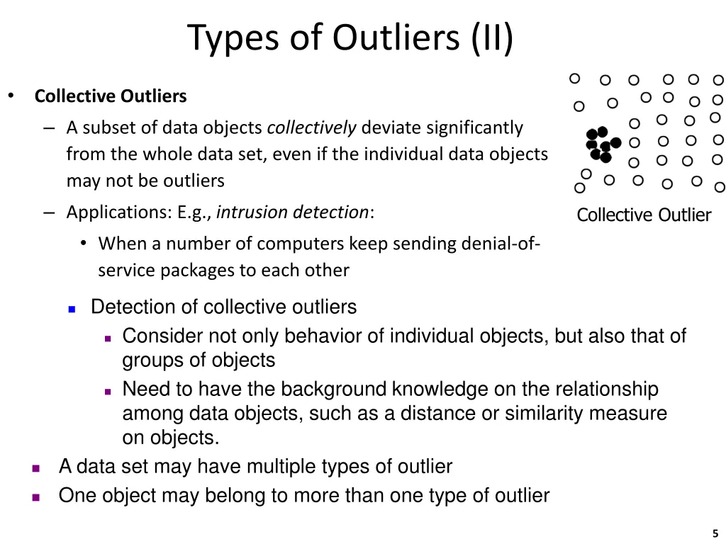 types of outliers ii