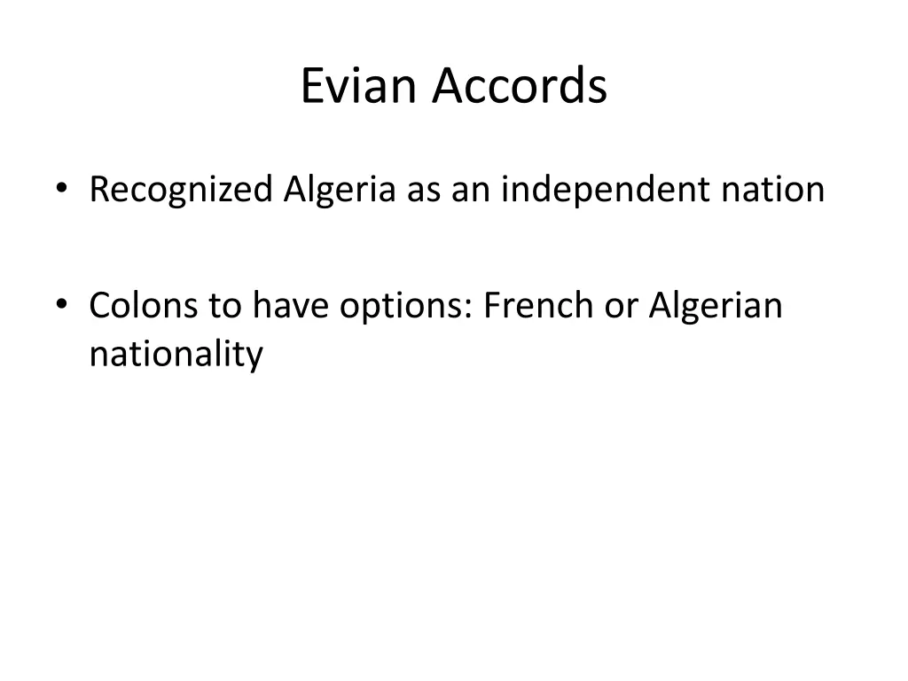 evian accords