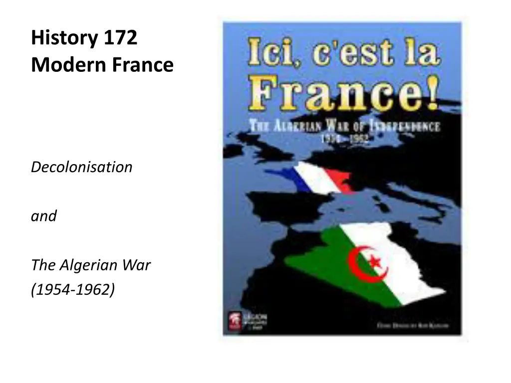 history 172 modern france 1