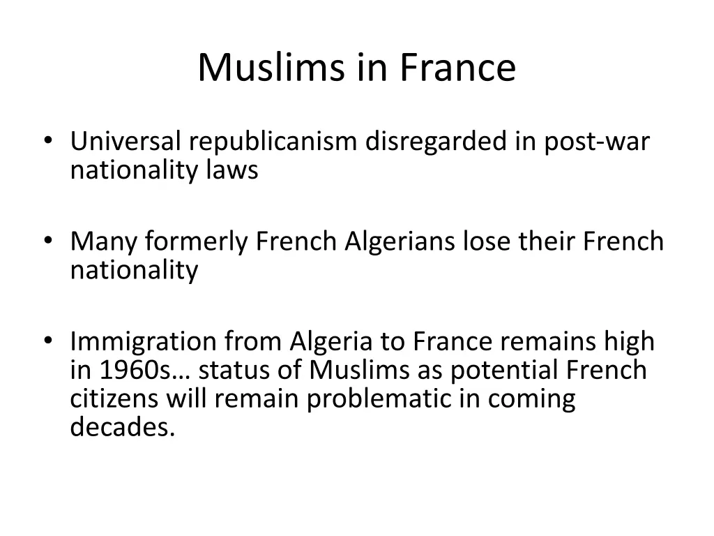 muslims in france