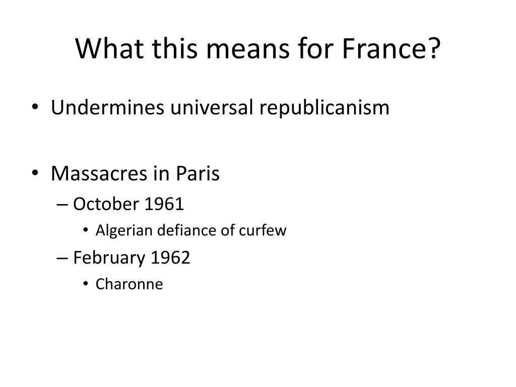 what this means for france