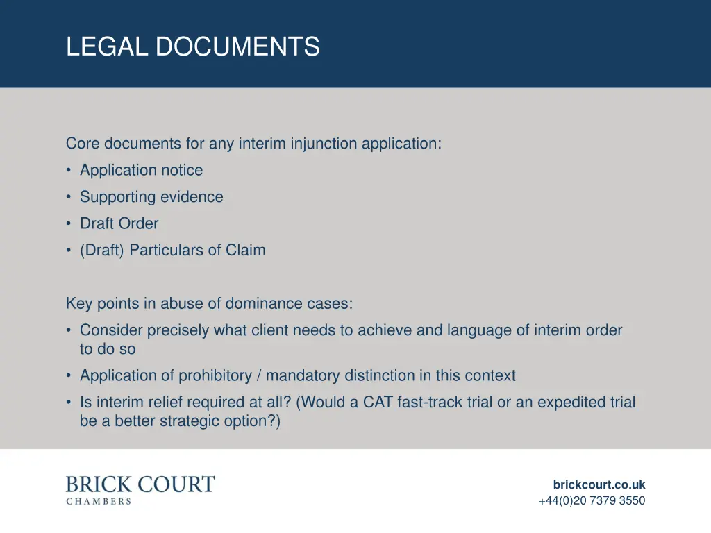 legal documents