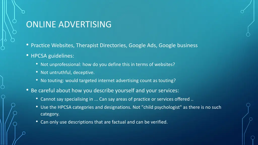 online advertising