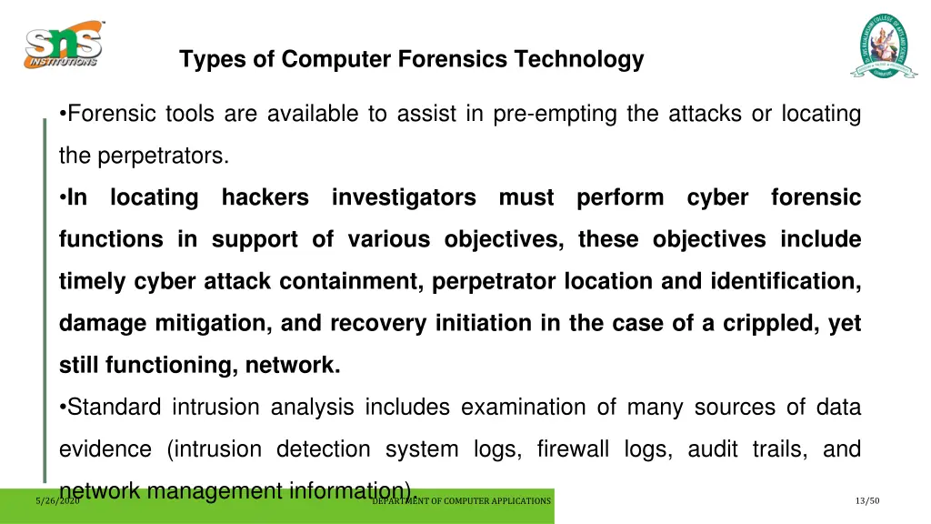 types of computer forensics technology 2