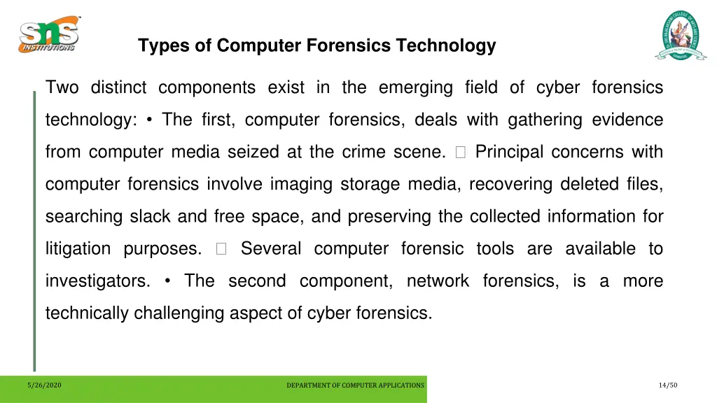 types of computer forensics technology 3