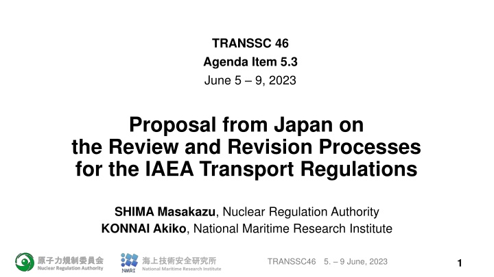 transsc 46 agenda item 5 3 june 5 9 2023