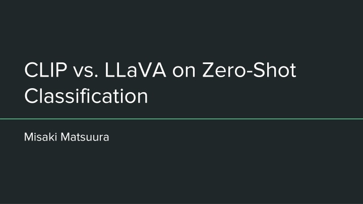 clip vs llava on zero shot classification