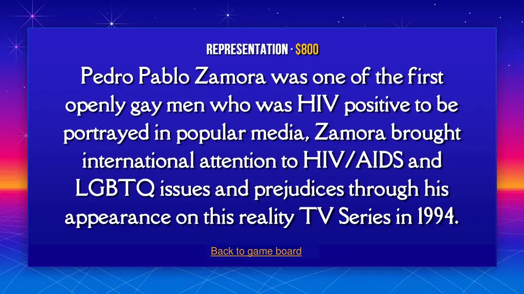 pedro pablo zamora was one of the first pedro