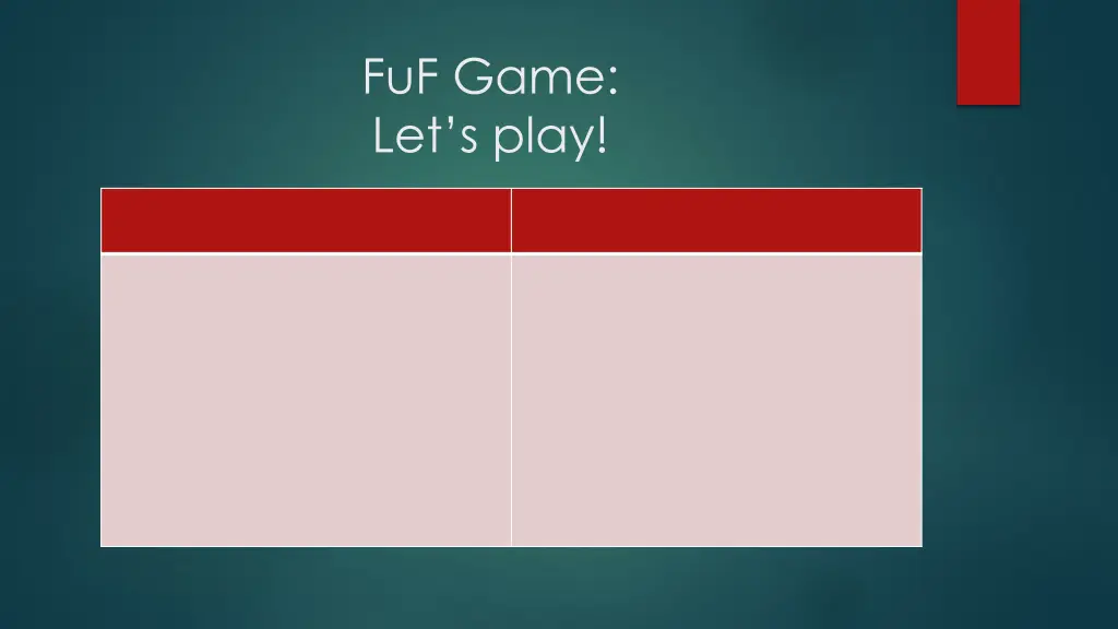 fuf game let s play