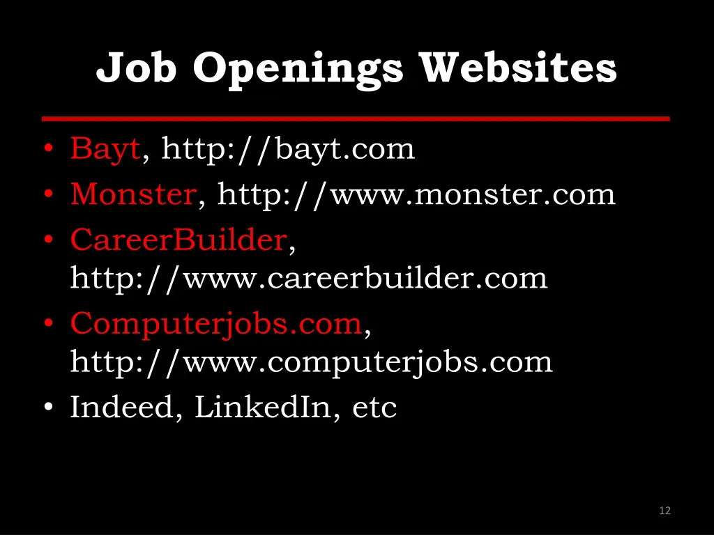 job openings websites