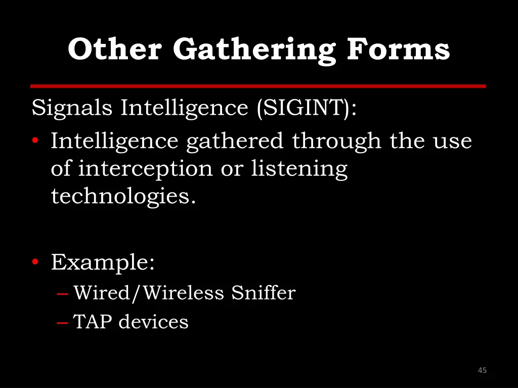 other gathering forms 1