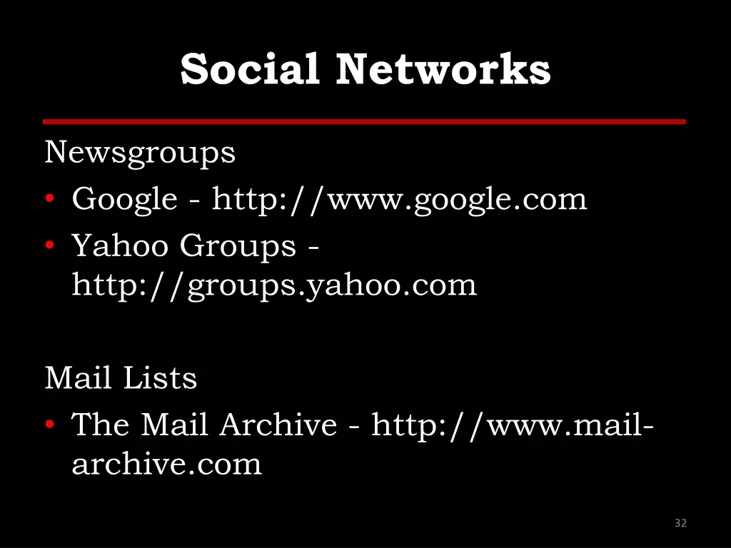 social networks 1