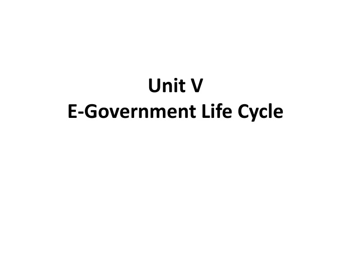 unit v