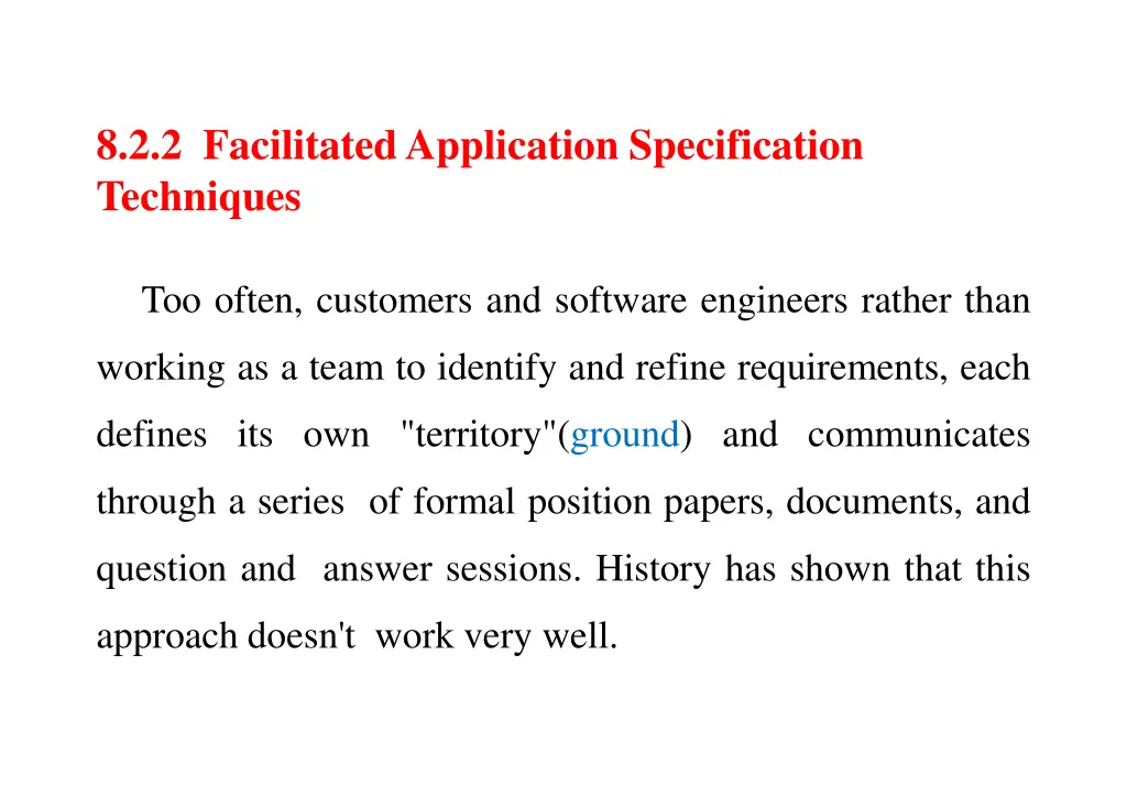 8 2 2 facilitated application specification