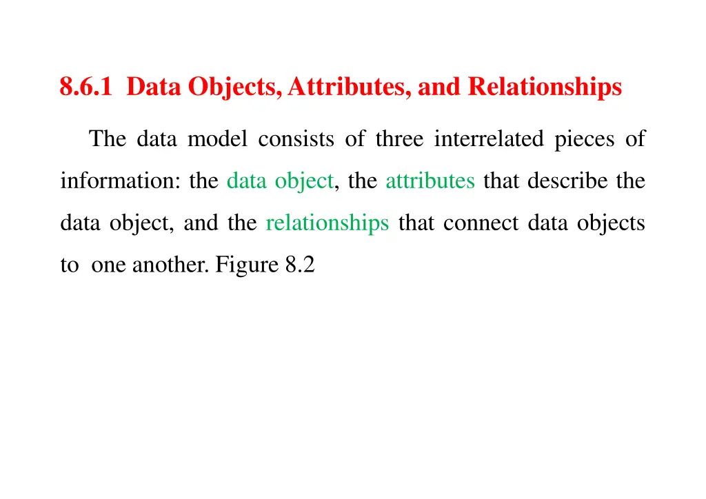 8 6 1 data objects attributes and relationships