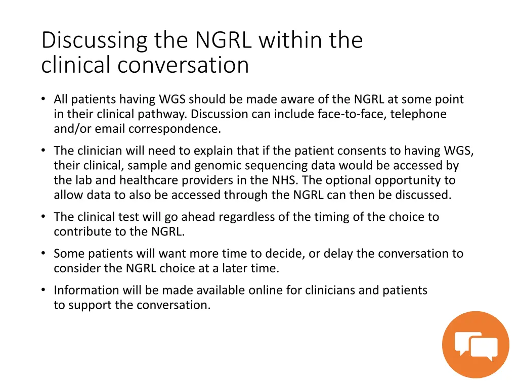 discussing the ngrl within the clinical