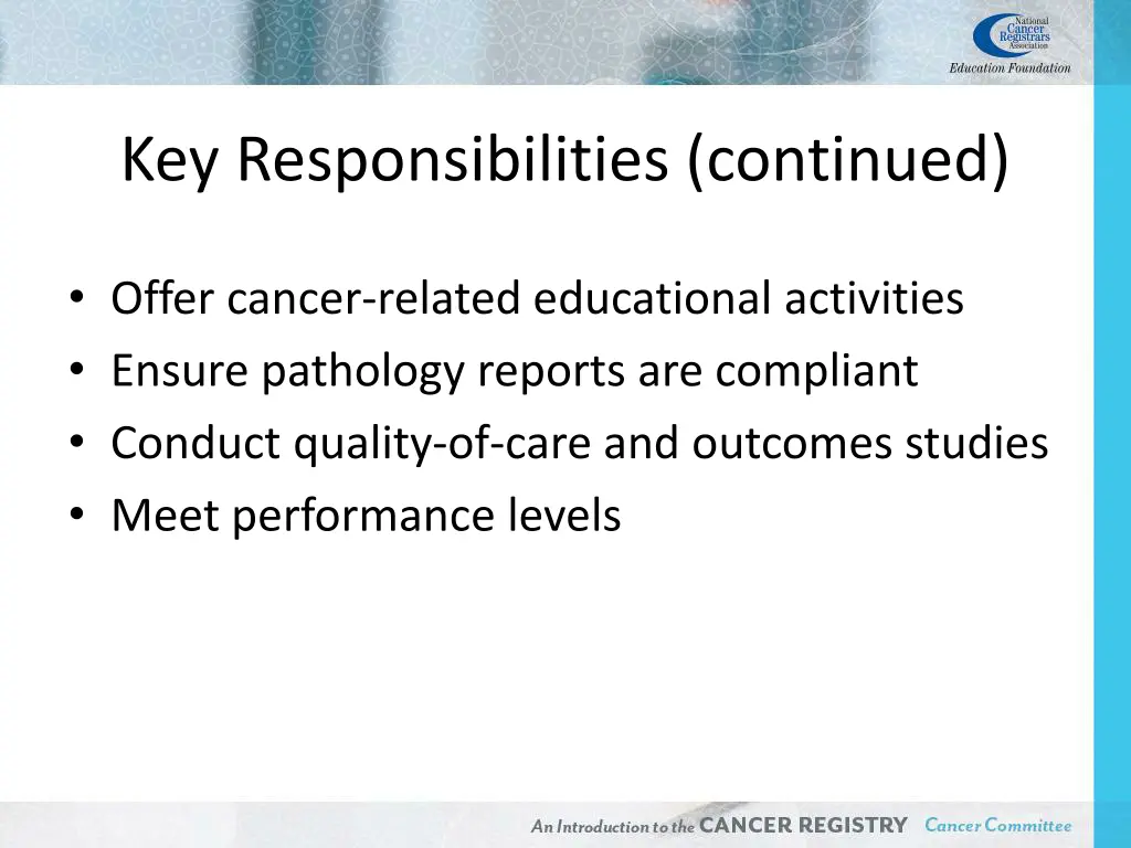 key responsibilities continued 1