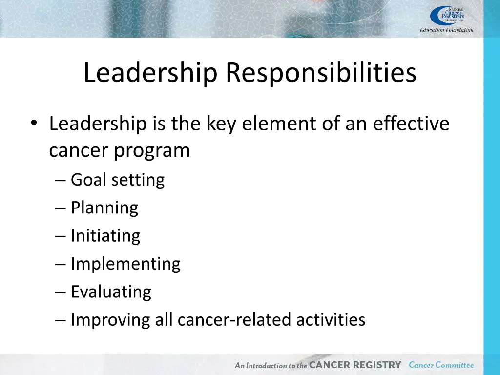 leadership responsibilities