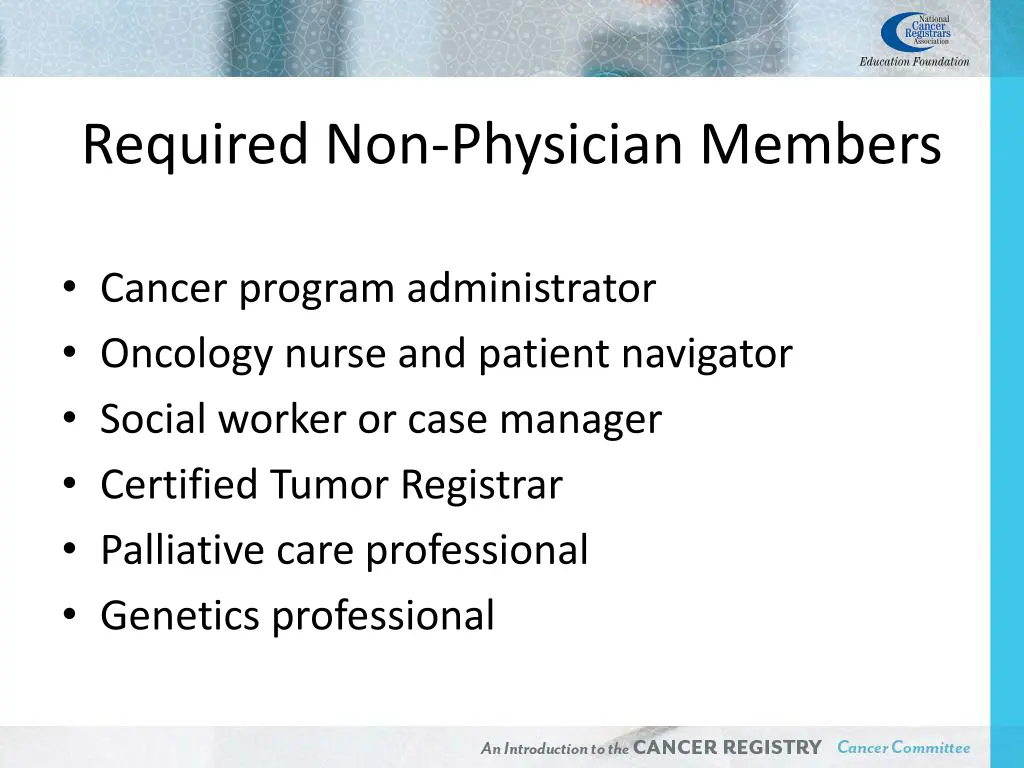 required non physician members