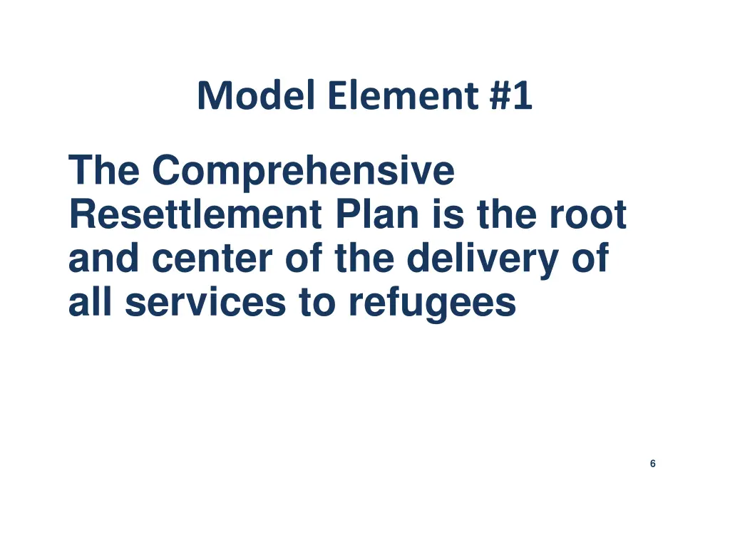 model element 1