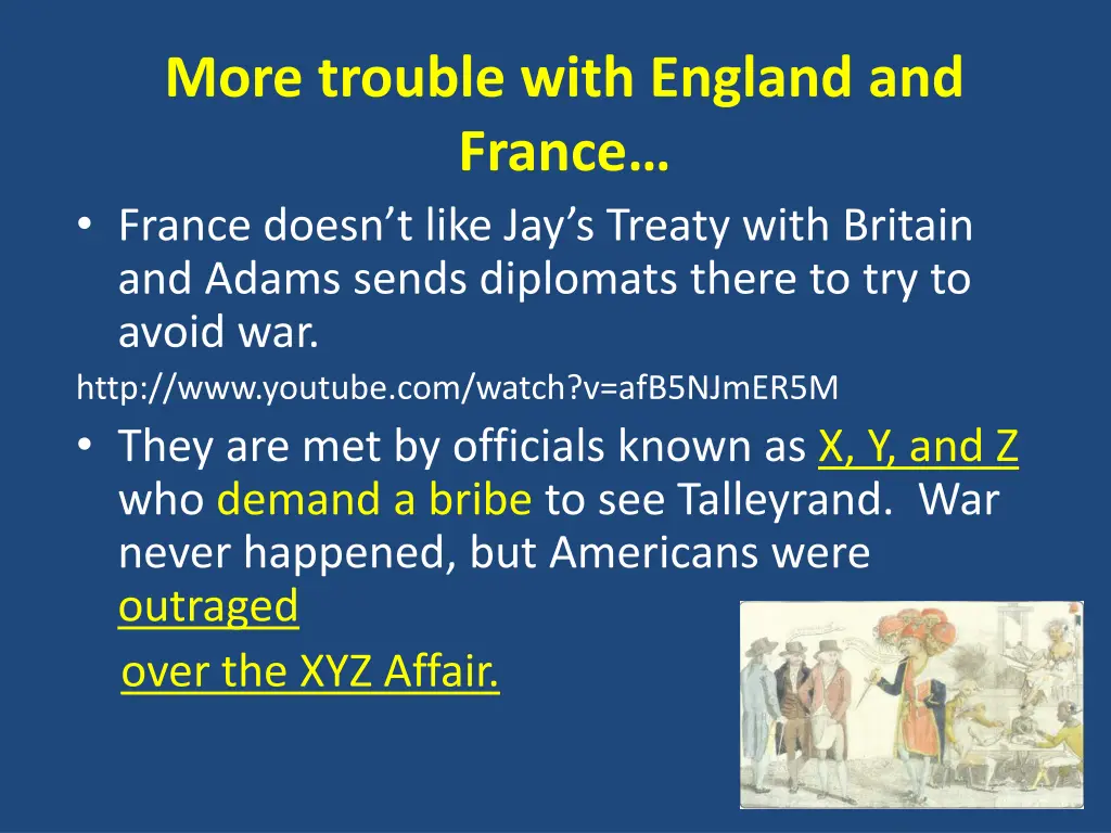 more trouble with england and france france doesn