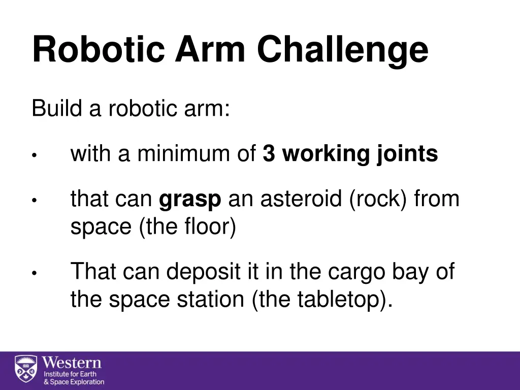 robotic arm challenge 1