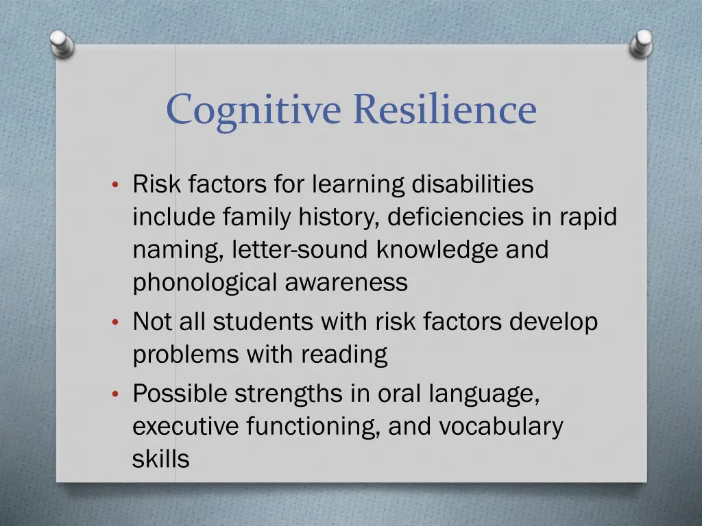 cognitive resilience