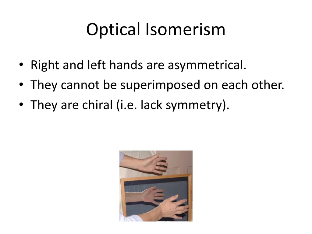 optical isomerism 1