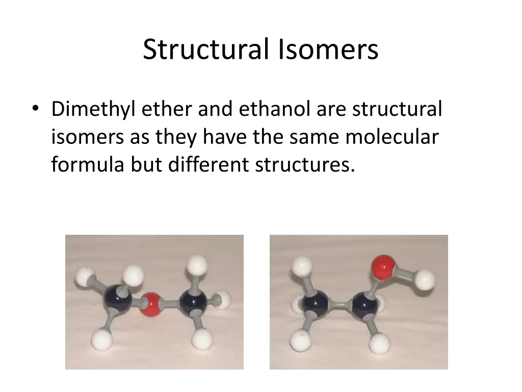 structural isomers