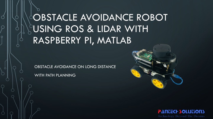 obstacle avoidance robot using ros lidar with