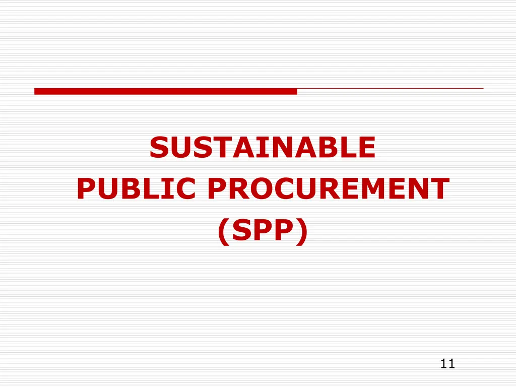 sustainable public procurement spp