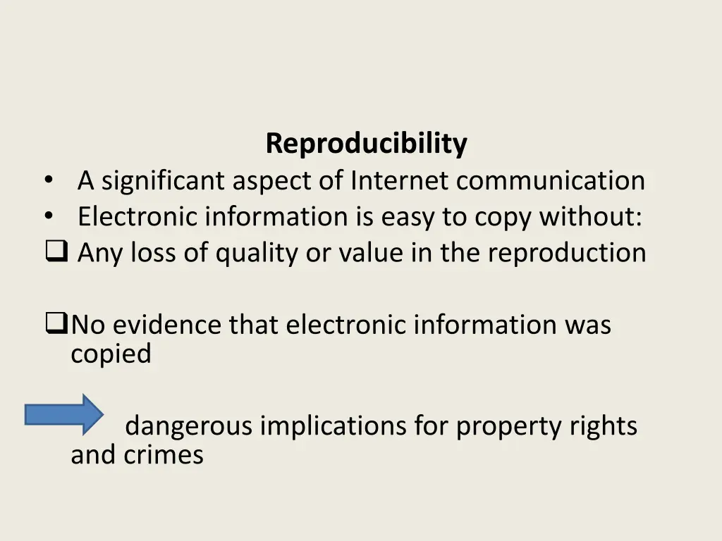 reproducibility