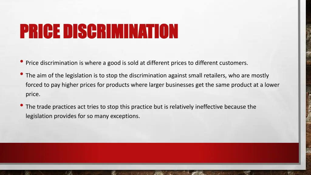 price discrimination price discrimination