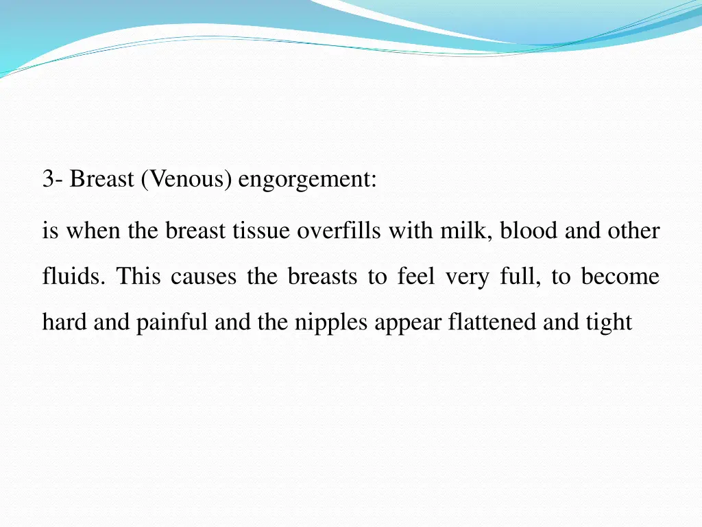 3 breast venous engorgement