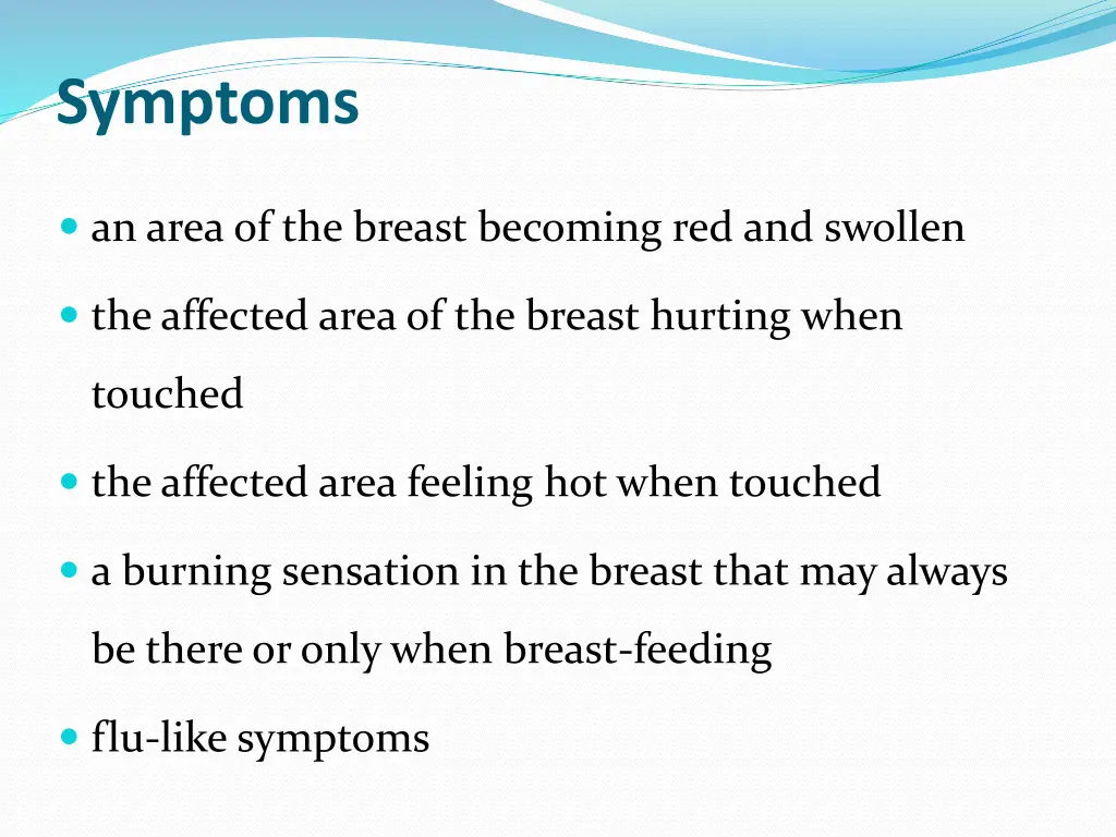 symptoms