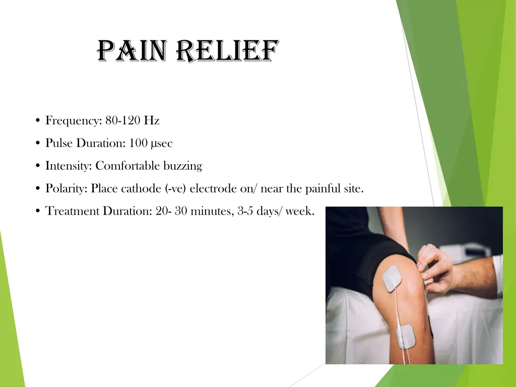 pain relief