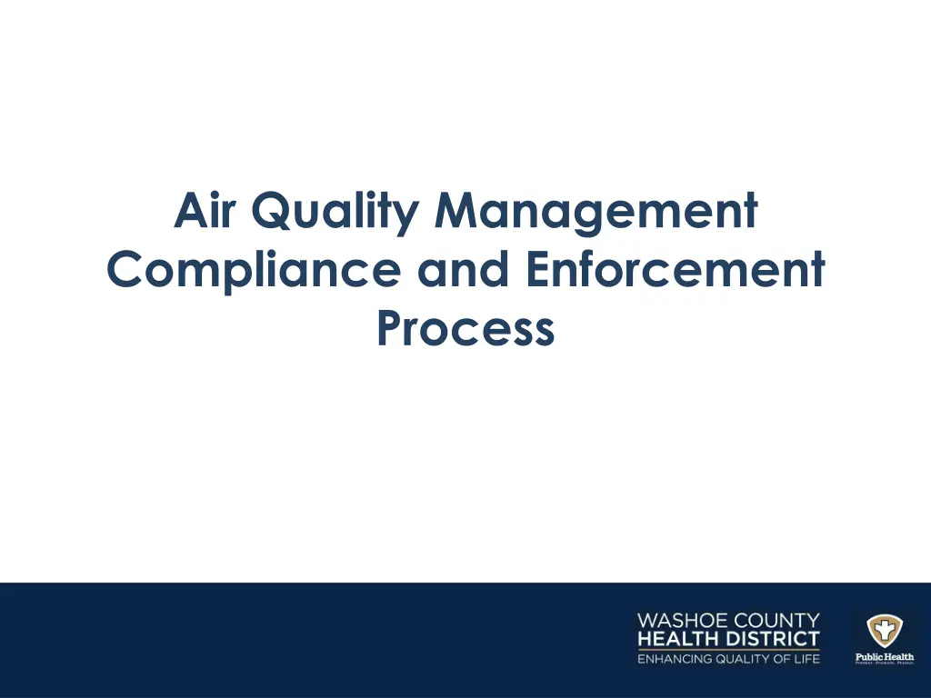 air quality management compliance and enforcement